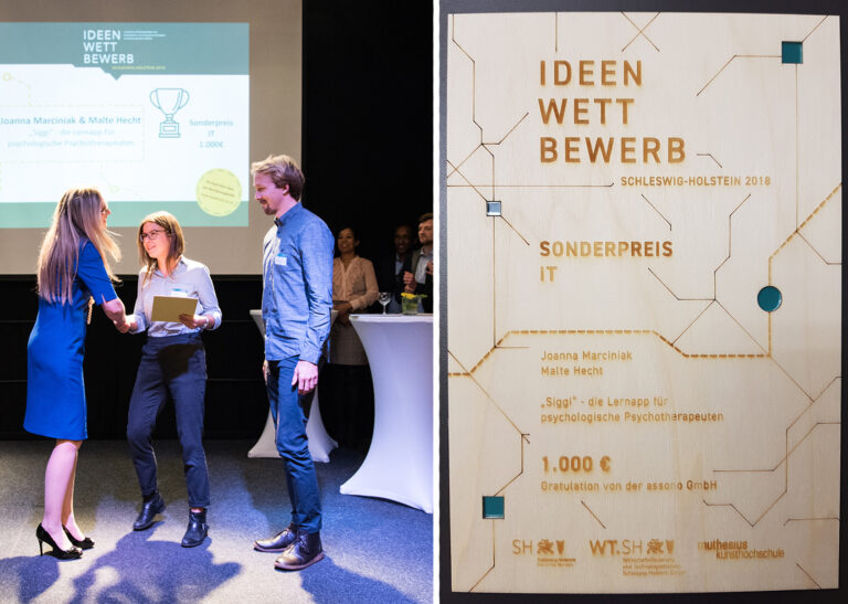 Lydia Bahn bei der Preisübergabe des IT Sonderpreises