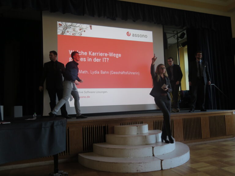 assono Präsentation am Gymnasium Wellingdorf