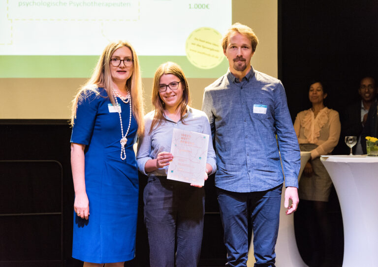 Den "Sonderpreis IT" gewinnen Joanna Marciniak und Malte Hecht