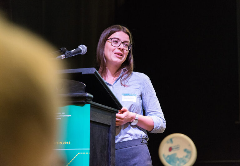Abschließende Dankesrede von Joanna Marciniak, stellvertretend für das Gewinner-Team des "Sonderpreis IT"