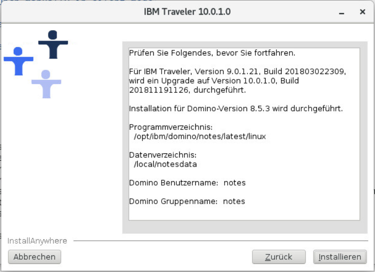 Im Dialog steht 8.5.3