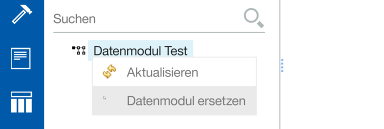 Datenmodul ersetzen