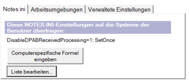 So könnte es dann in den Desktop-Einstellungen aussehen.