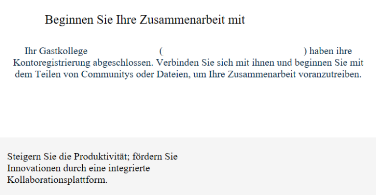 E-Mail ohne Button