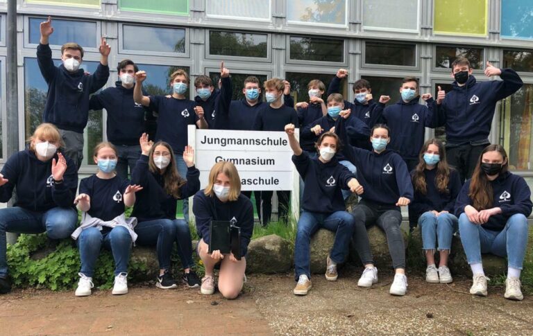Das Schüler-Team aus Eckernförde erreichte den 3. Platz des JUNIOR Bundeswettbewerbs 2021, Foto: EcksGames