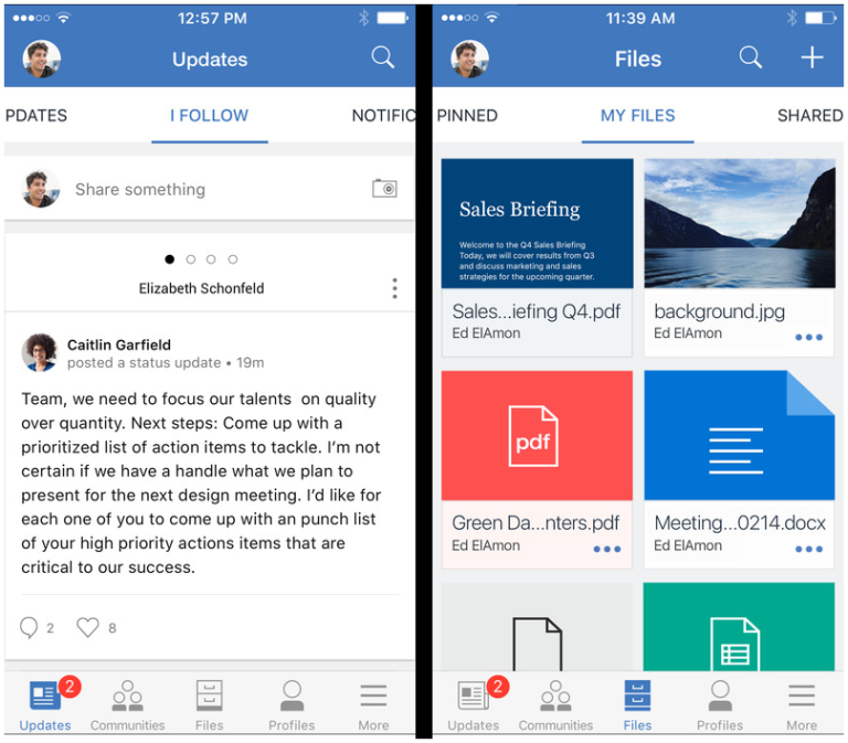 Offizielle Screenshots von IBM (iOS)