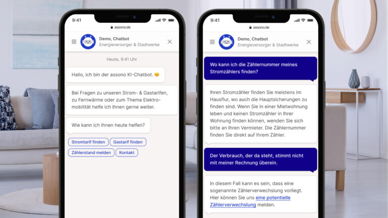 Kunden erhalten über einen Chatbot genau dann die passende Antwort, wenn sie gebraucht wird - auch spät abends oder am Wochenende.