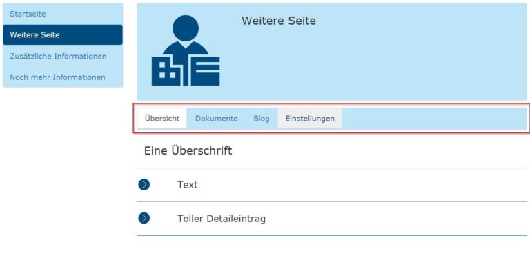 Navigationsleiste als Komponente in einer Web-Anwendung 2