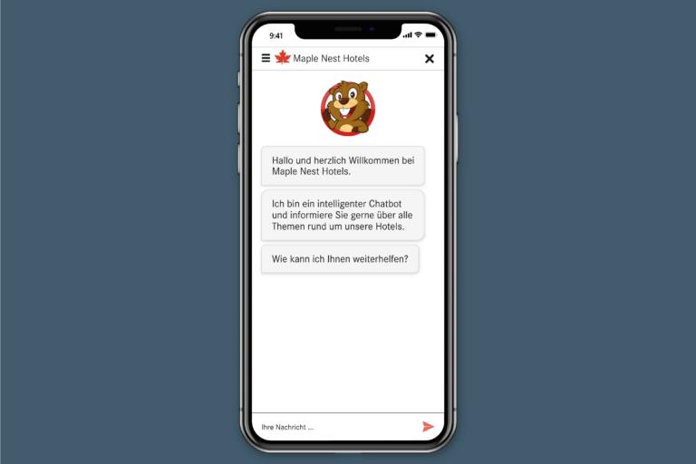 Ein freundlicher Chatbot-Avatar wirkt sympathisch und repräsentiert Ihre Unternehmenswerte.
